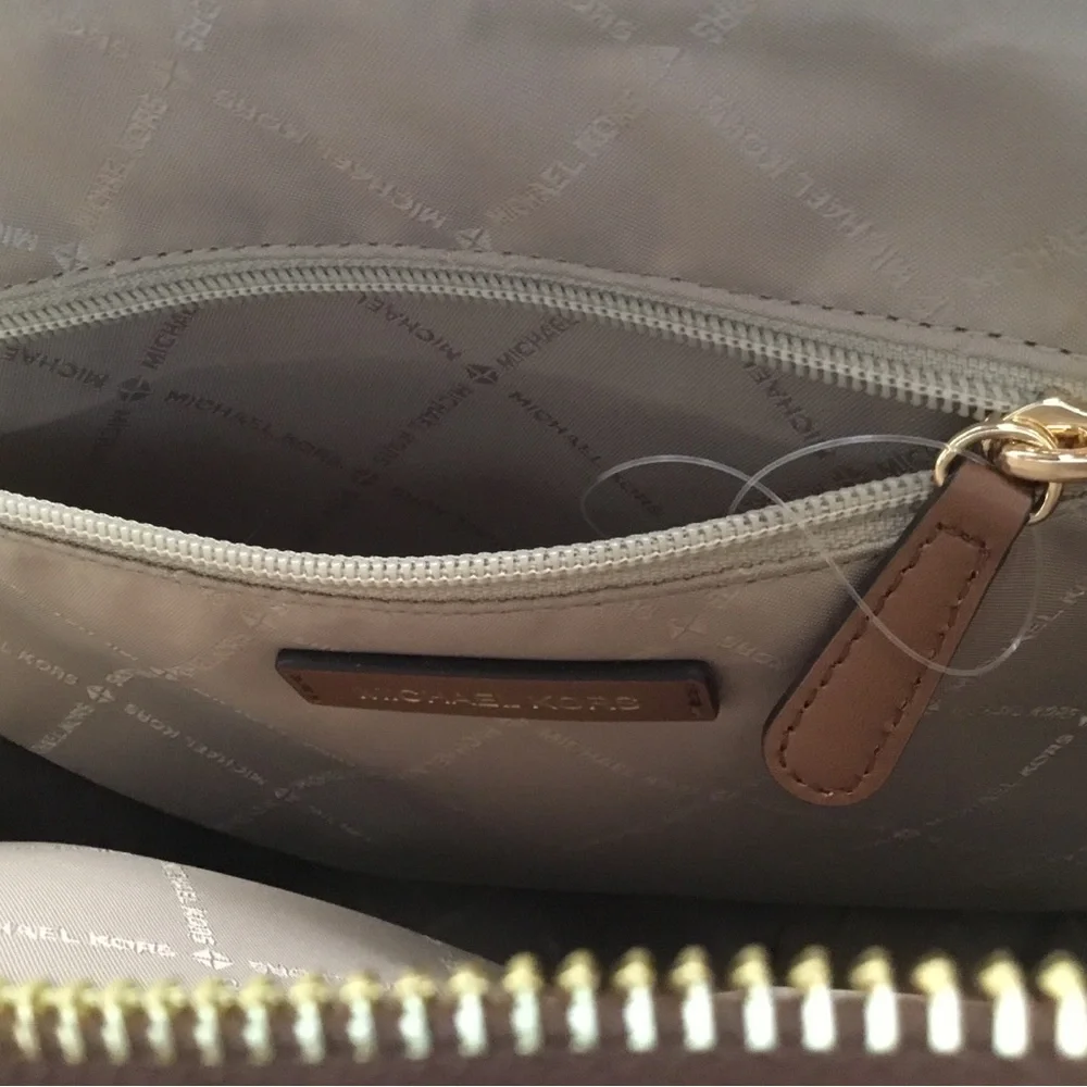 Michael Kors Brown Leather Tote Bag